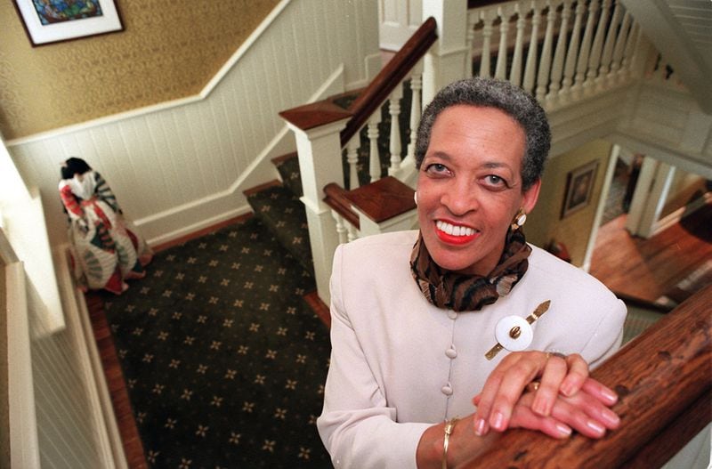 In 1987, Johnnetta Betsch Cole, known affectionally as "Sister President," became Spelman College's first Black woman president. David Tulis

