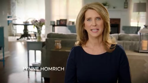 Lynne Homrich is a Republican running for Georgia's 7th District. AJC screenshot.