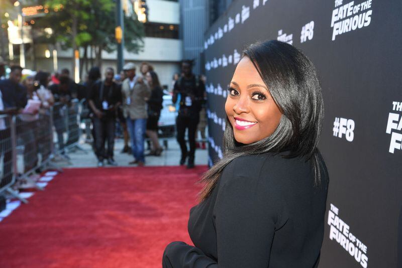 ATLANTA, GA - APRIL 04:  Keshia Knight Pulliam attends "The Fate Of The Furious" Atlanta red carpet screening at SCADshow on April 4, 2017 in Atlanta, Georgia.  (Photo by Paras Griffin/Getty Images for Universal)