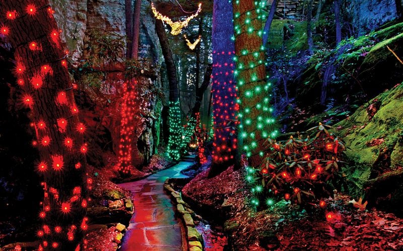 The Enchanted Garden of Lights at Rock City outside Chattanooga is one of the Tennessee city's favorite Christmastime destinations. Santa and Mrs. Claus, Inara -- The Ice Queen, Jack Frost, Frosty the Snowman and Rocky the Elf are some of the characters you'll find walking through the gardens this time of year.