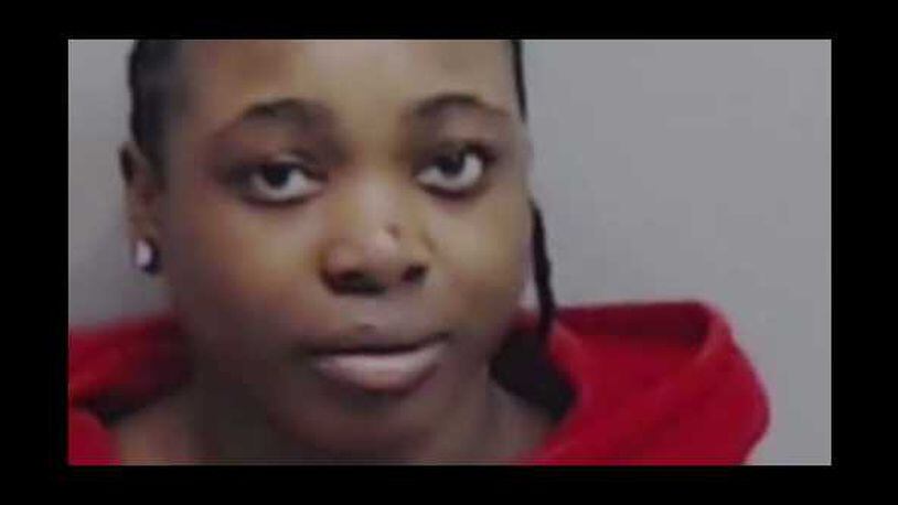 Shadearra Wallace is being charged with Financial Transaction Card Theft. // Photo via Alpharetta Police, WSBTV