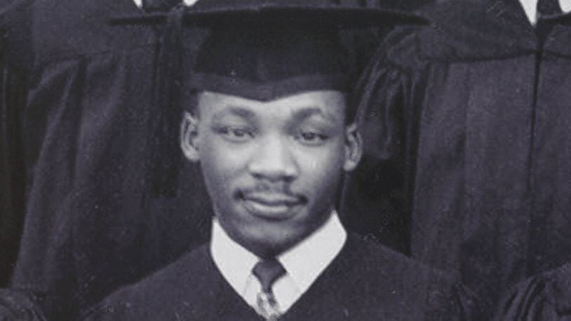 Martin Luther King Jr. on graduation day at Morehouse College. (Used with permission, Martin Luther King Jr. International Chapel, Morehouse College)