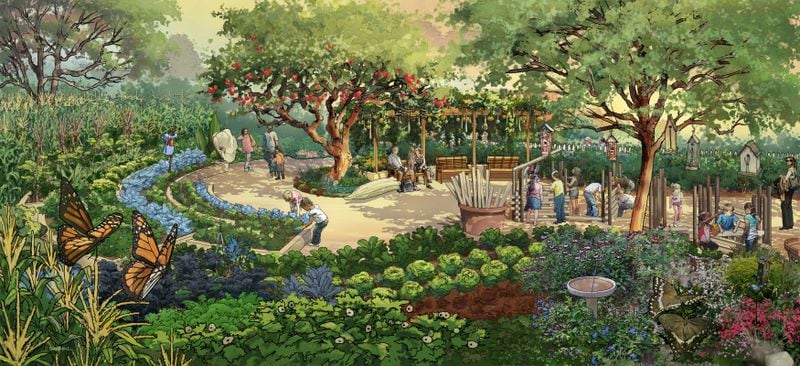 The Atlanta Botanical Garden's $50 million Nourish and Flourish Capital Campaign includes a renovation of the popular Children's Garden. CONTRIBUTED BY ATLANTA BOTANICAL GARDEN