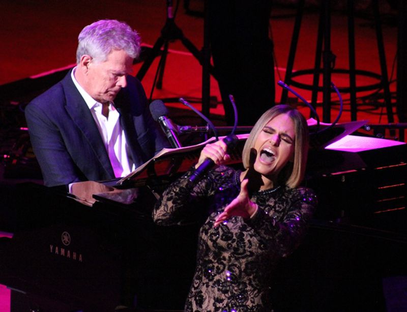 "American Idol" alum Pia Toscano was one of three singers who shared the stage with David Foster at Atlanta Symphony Hall on March 3, 2019. Photo: Melissa Ruggieri/Atlanta Journal-Constitution