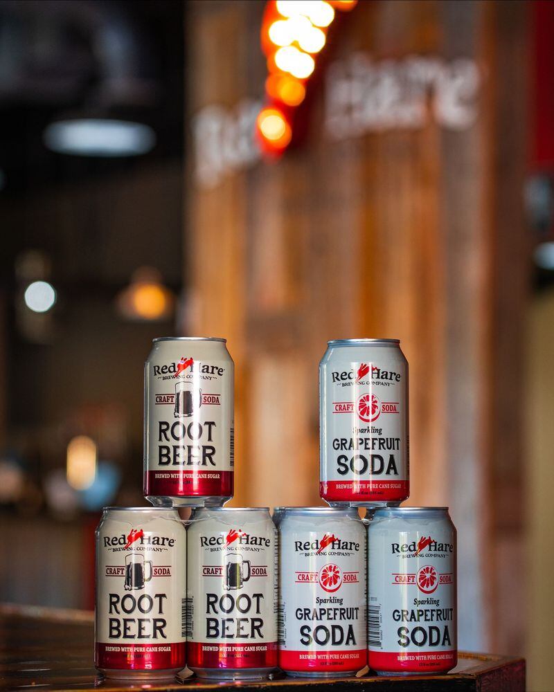 Soda from Red Hare Brewing Co. Courtesy of Jon Woodman Photography