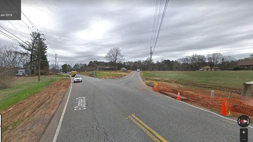 Tripp Road (right) in Cherokee County will be closed to through traffic at East Cherokee Drive June 21-July 1 as crews work on the intersection. GOOGLE MAPS