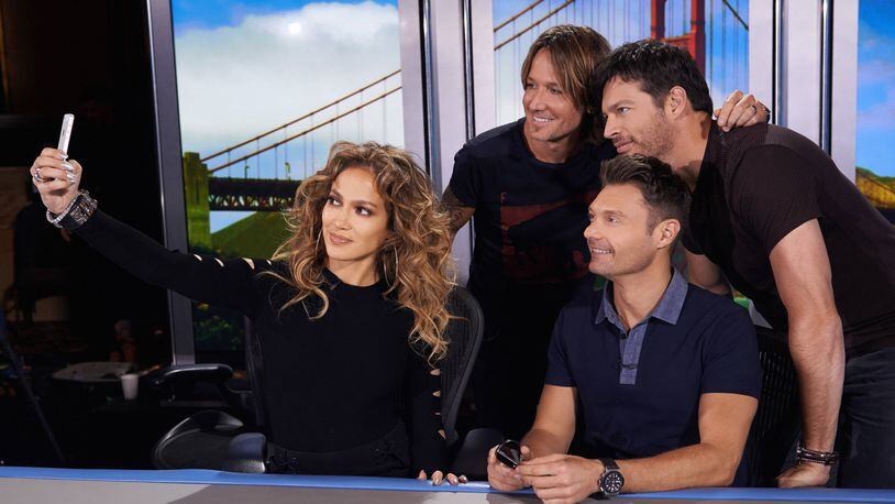 AMERICAN IDOL XIV returns with a special, two-night, three-hour premiere event Wednesday, Jan. 7 (8:00-9:00 PM ET/PT) and Thursday, Jan. 8 (8:00-10:00 PM ET/PT) on FOX. L-R: Jennifer Lopez, Keith Urban, Ryan Seacrest and Harry Connick, Jr. CR: Michael Becker / FOX. © 2014 FOX Broadcasting Co. AMERICAN IDOL XIV returns with a special, two-night, three-hour premiere event Wednesday, Jan. 7 (8:00-9:00 PM ET/PT) and Thursday, Jan. 8 (8:00-10:00 PM ET/PT) on FOX. L-R: Jennifer Lopez, Keith Urban, Ryan Seacrest and Harry Connick, Jr. CR: Michael Becker / FOX. © 2014 FOX Broadcasting Co.