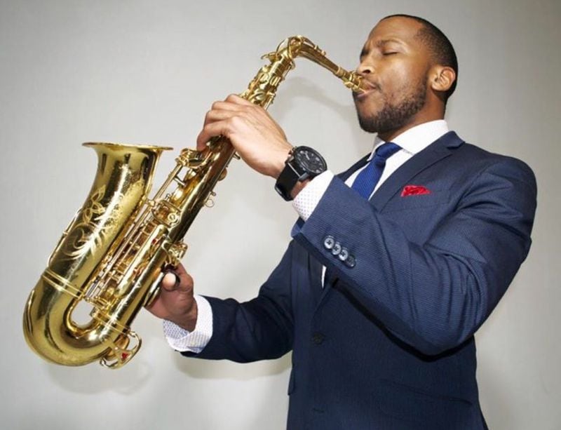 Tampa native Trey Daniels will perform with fellow saxophonists Ryan Kilgore and Antonio Allen on May 14 in Jonesboro. His debut album comes out Aug. 1. He has played the national anthem for the Atlanta Hawks, the Indianapolis Colts, the Denver Broncos and the Washington Nationals. CONTRIBUTED BY WWW.TREYDANIELSMUSIC.COM
