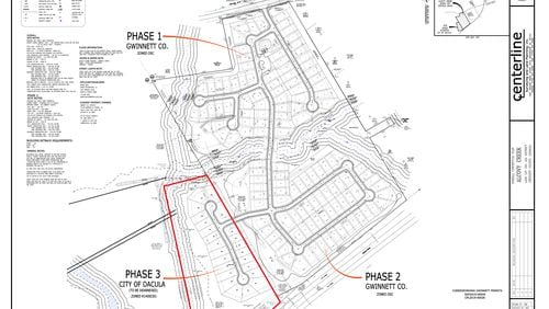 Dacula may shrink its city limits to make it easier for a developer to build new homes off Sugarloaf Parkway near Alcovy Road. (Courtesy City of Dacula)