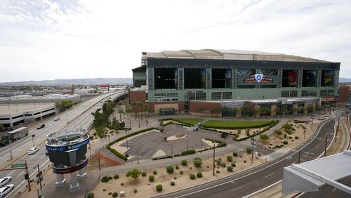 Chase Field in Phoenix.  (AP Photo/Ross D. Franklin)