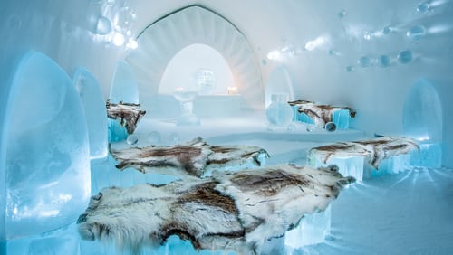 Sweden's ICEHOTEL 365 will be the first frozen hotel to stay open all year.
