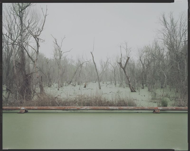Renowned contemporary photographer Richard Misrach documented the adverse environmental and human impact of chemical factories along the Mississippi River in "Swamp and Pipeline, Geismar, Louisiana," (1998) for his "Picturing the South" series commissioned by the High Museum of Art.
(Courtesy of High Museum of Art)
