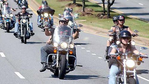 Motorcycle safety training will be provided by Georgia and Cobb government agencies at the Emergency Vehicle Operations Course, 1227 Al Bishop Parkway, Marietta. AJC file photo