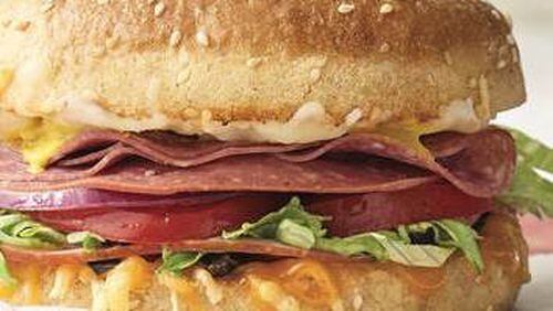 Get a free small “The Original Sandwich” with the purchase of a medium drink and a bag of chips at Schlotzsky’s today. HANDOUT / Allison + Partners.