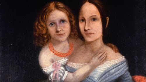 This is the oldest known painting by acclaimed 19th-century artist, Robert S. Duncanson, perhaps the most successful African American artist of his time. Hammonds House Museum in Atlanta owns the mother and daughter portrait. Courtesy of Hammonds House Museum