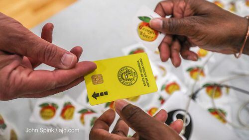 The polls opened, with a couple hiccups in Fulton County, on Dec. 4, 2018.