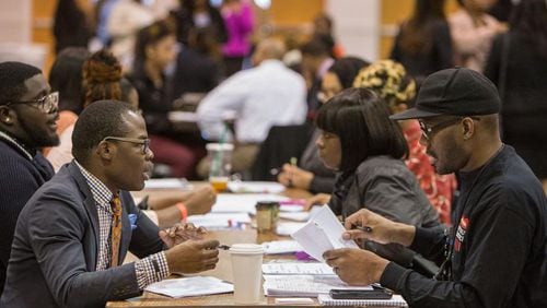 A job fair takes place Friday at Clayton State University. AJC file photo