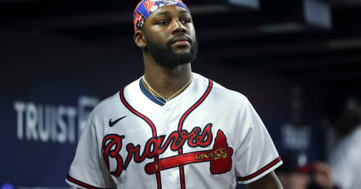 Braves lineup Michael Harris scratched a bruise on the right foot