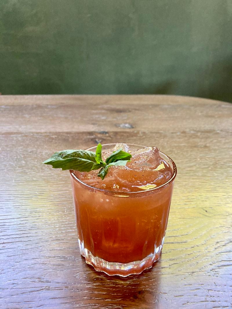 A Radio Ga Ga captures nature’s candy in the form of a strawberry-balsamic shrub at Westside's Redbird. Courtesy of Zeb Stevenson