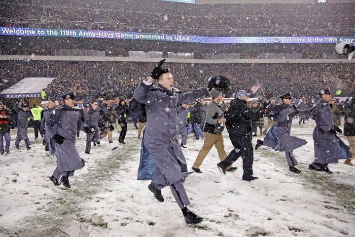 Photos: Army edges Navy in the snow
