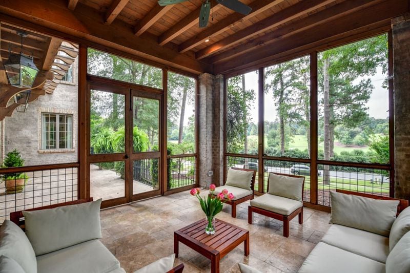 Residents can enjoy an indoor patio.
