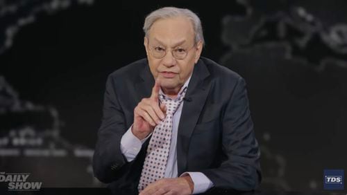 Lewis Black doing a recent rant on "The Daily Show." COMEDY CENTRAL