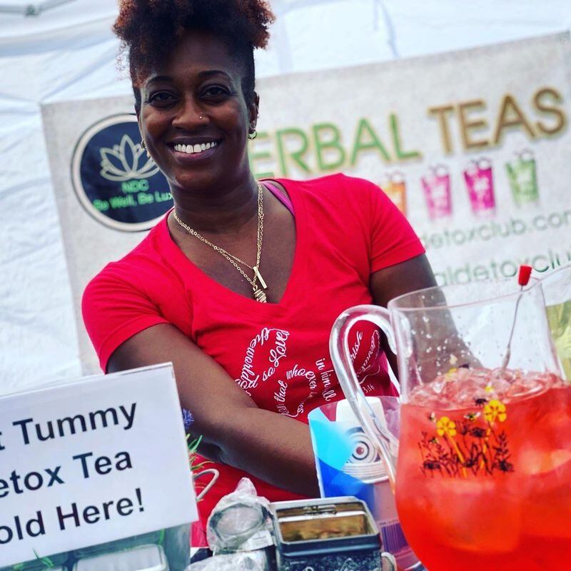 The Monday afternoon Castleberry Farmers Market includes vendors offering everything from produce to tea and baked goods. (Courtesy of Castleberry Farmers Market)