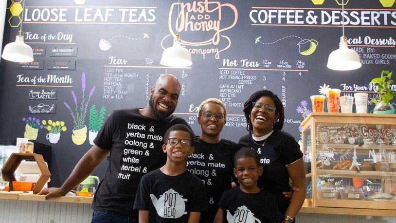 Just Add Honey is a family business for the Sheltons, including (from left) Jermail, William, Janiyah, Brandi and Carter. CONTRIBUTED BY JANIYAH SHELTON