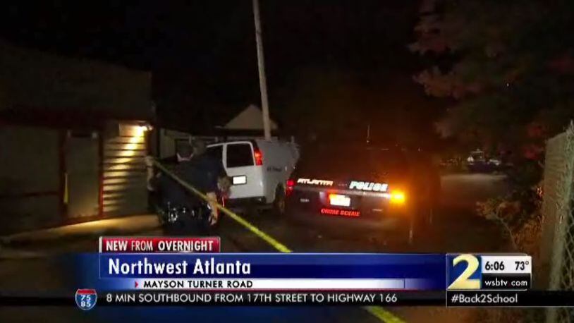 Witnesses told police they saw three teenagers running from Mayson Turner Road and Joseph E. Lowery Boulevard, where another teenager was shot and killed. (Credit: Channel 2 Action News)