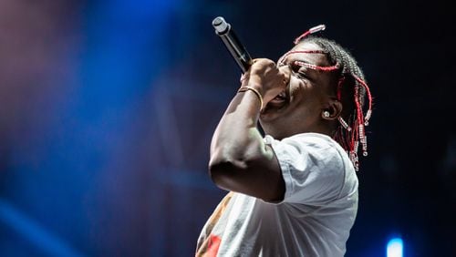 Lil Yachty performs at Music Midtown in Piedmont Park  on Saturday, September 14, 2019. (Ryan Fleisher/Special to the AJC)