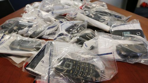 More than 10,300 calls were made from one smuggled cellphone in just one month.