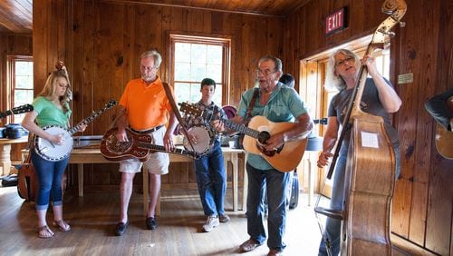 Musicians gather every second Saturday from June to December to play and jam at the Lodge at Table Rock State Park. CONTRIBUTED BY PERRY BAKER