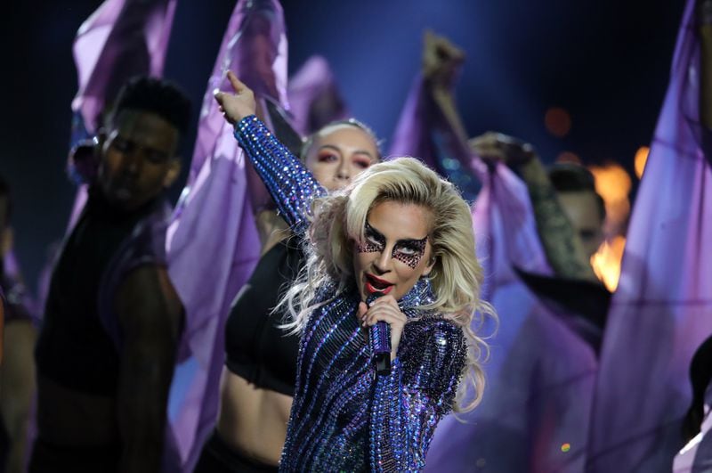  Lady Gaga channeled her inner Bowie. Photo: Curtis Compton/AJC
