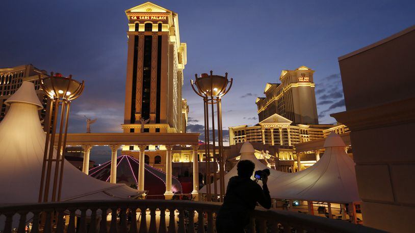 Caesars Palace hotel and casino in Las Vegas. (AP Photo/John Locher, File)