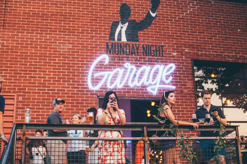 Monday Night Brewing opened the Garage in September 2017. It’s the home of the brewery’s sour and barrel-aging facility. It’s located just off the Beltline in the Lee + White development in Southwest Atlanta. CONTRIBUTED BY JACQUELINE HARNEVIOUS / MONDAY NIGHT BREWING