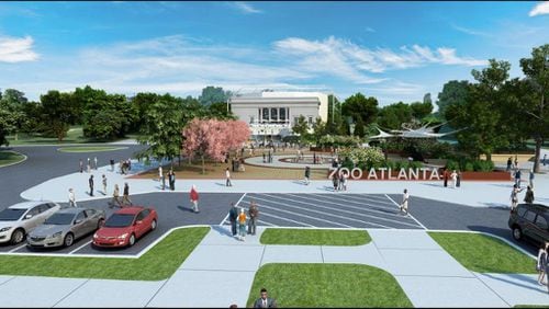 Rendering of changes planned for Zoo Atlanta.