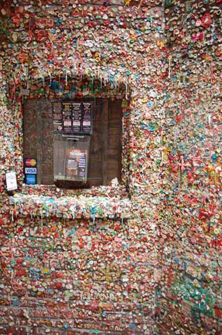 Iconic Gum Wall Is Stuck In Seattle