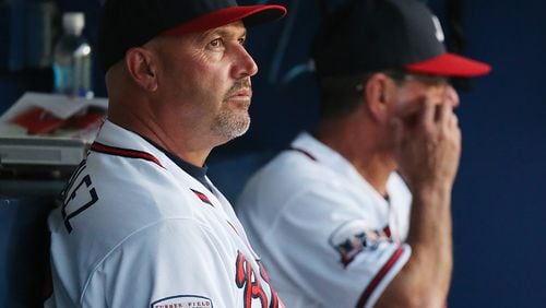 Braves manager Fredi Gonzalez was handed an inferior roster but paid the price for the team’s 9-28 start this season. (Curtis Compton / compton@ajc.com)