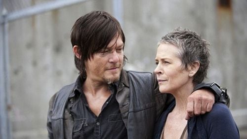 Friends for life: Daryl and Carol. CREDIT: AMC