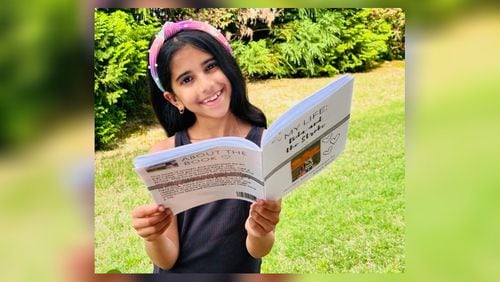 Eight-year-old Kaiya Desai is now a published author and a second-grade student at High Point Elementary School in Sandy Springs. (Photo Provided by Desai Family)