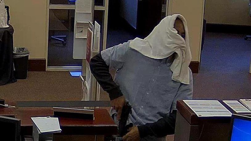 The Alpharetta Police Department and the Federal Bureau of Investigation are seeking a male suspect who attempted a bank robbery at the Wells Fargo Bank located at 5750 North Point Parkway on Oct. 3, 2016.