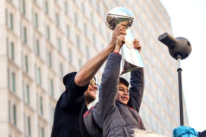 Photos: Patriots celebrate winning Super Bowl