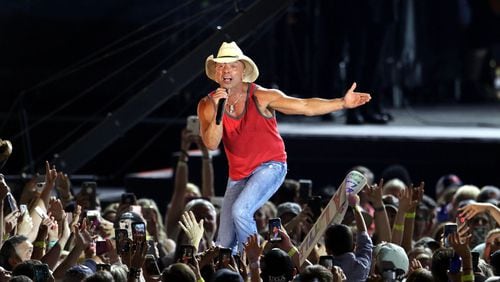 Kenny Chesney rocked the sold out Mercedes Benz Stadium on his Trip Around The Sun Tour on Saturday night, May 26, 2018. Thomas Rhett, Old Dominion and Brandon Lay were the support acts.Robb Cohen Photography & Video /RobbsPhotos.com