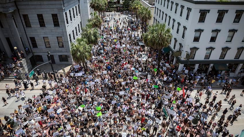 Photos: The protests in Savannah