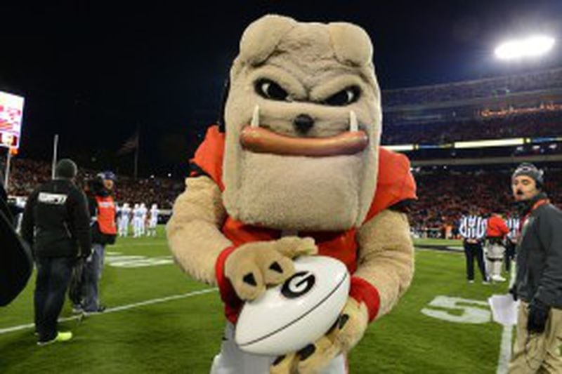 Georgia’s other mascot, Hairy Dawg, has been boosting team spirit at UGA since the 1980s
