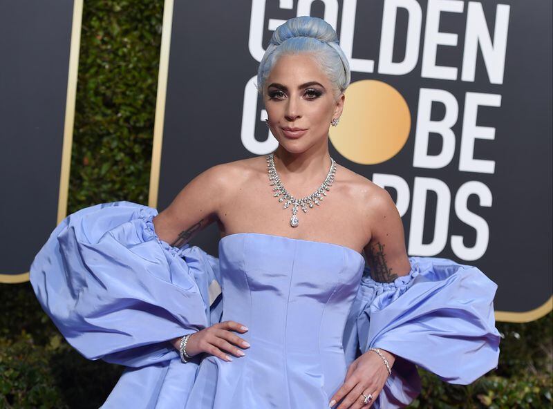 Lady Gaga arrives at the 76th annual Golden Globe Awards at the Beverly Hilton Hotel on Sunday, Jan. 6, 2019, in Beverly Hills, Calif.