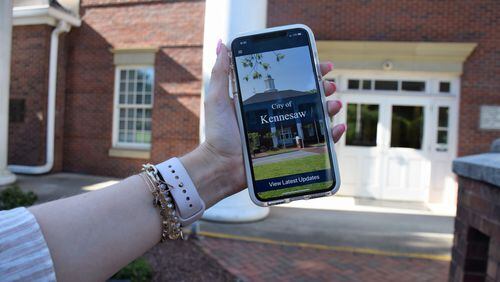 The city of Kennesaw has released a mobile app connecting users to city resources.