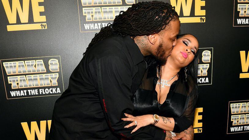 WE-TV Waka Flocka and Tammy Rivera at a screening of their new show March 10, 2020. Contributed.