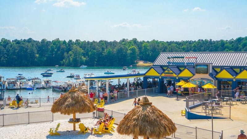 Visiting the sandy beach stretching more than a half-mile along the shores of Lake Lanier, a spot known as Paradise Beach, is free — with exception of holidays or special events, when the cost is $10 a person. CONTRIBUTED