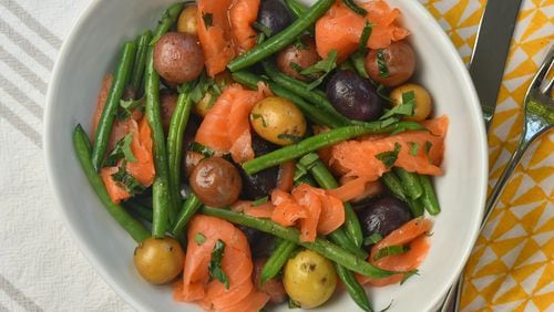 Nicoise-Style Smoked Salmon Salad.
(CHRIS HUNT FOR THE ATLANTA JOURNAL-CONSTITUTION)